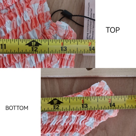 MISSGUIDED set:Crinkle boomerang underwire bikini top & bottoms - NWT (Size 8) - Picture 6 of 16